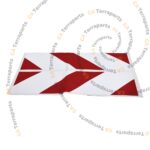 Autocolant atenționare picior stabilizator JCB Cod SKU: 817/03401