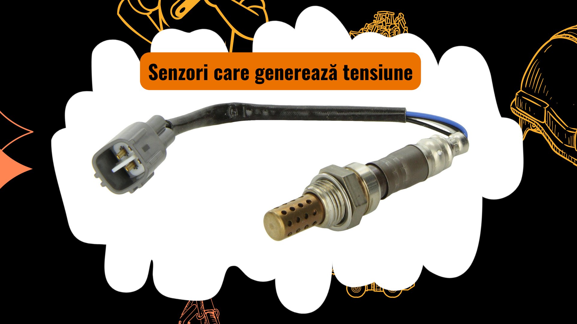 Senzori care generează tensiune pentru utilaje grele