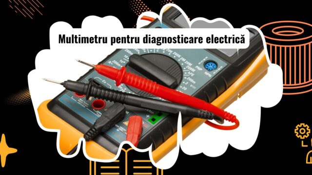 Multimetru digital utilizat pentru măsurători electrice
