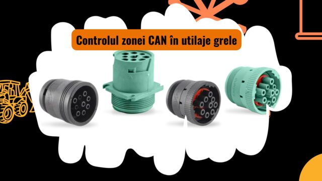 Controlul zonei CAN în utilaje grele