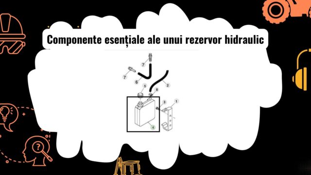 Componentele unui rezervor hidraulic