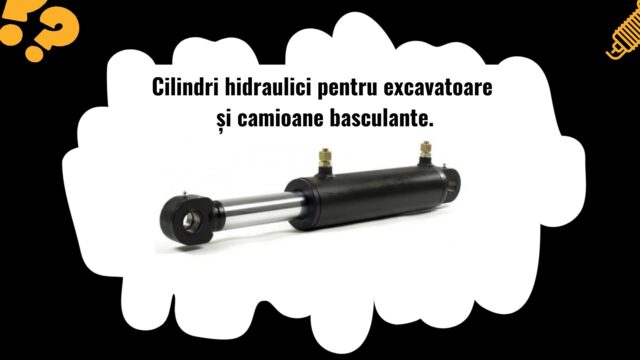 Tipuri de cilindri hidraulici utilizați pe utilaje grele