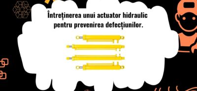 Întreținerea unui actuator hidraulic