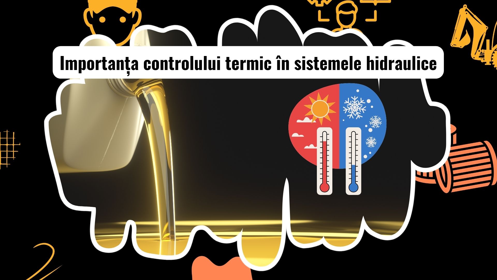 Răcitor și încălzitor hidraulic pentru utilaje grele