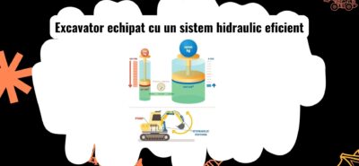 Excavator folosind un sistem hidraulic