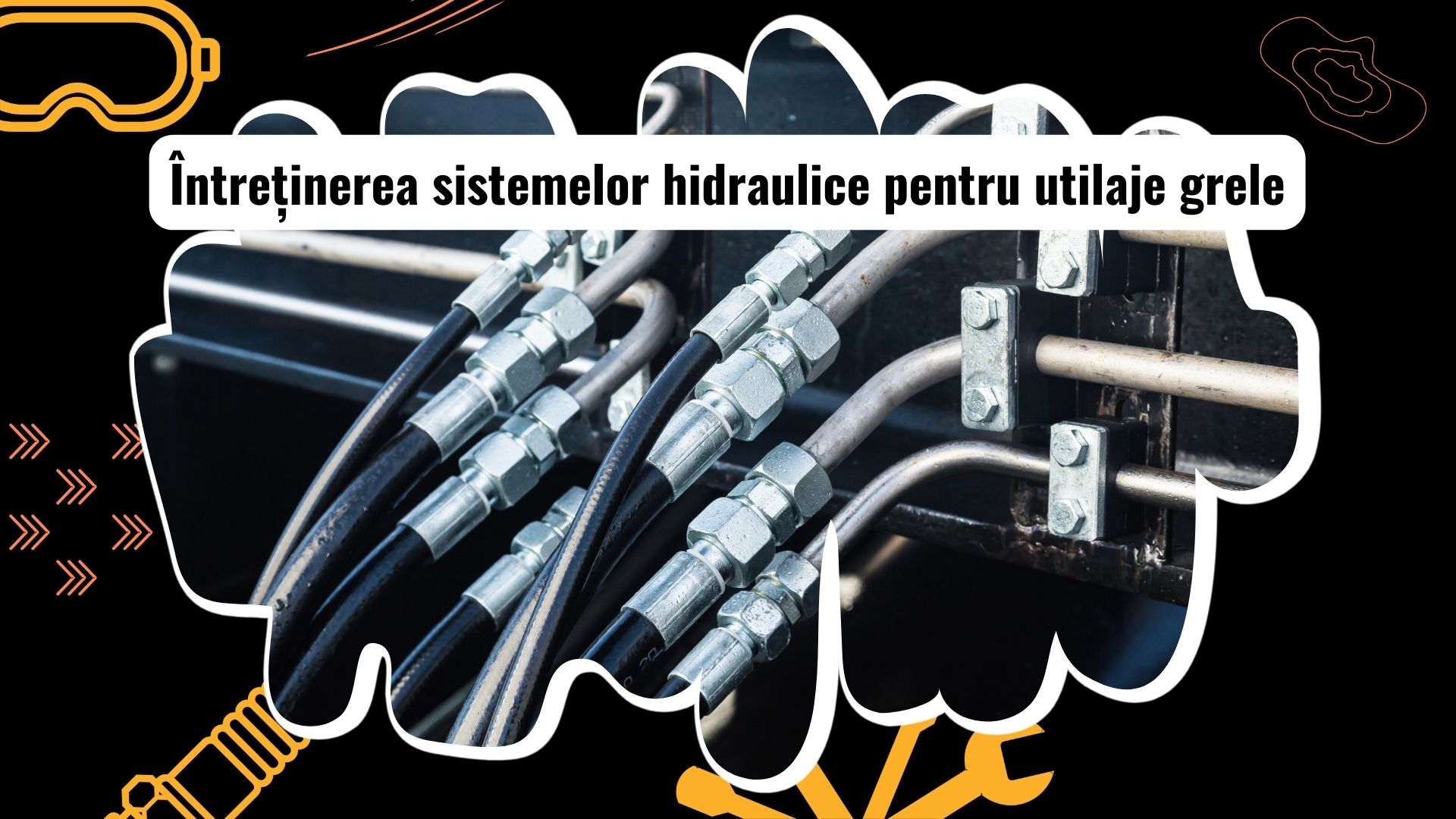 Verificarea unui sistem hidraulic la un excavator