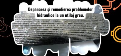 Repararea unui sistem hidraulic al unui utilaj greu