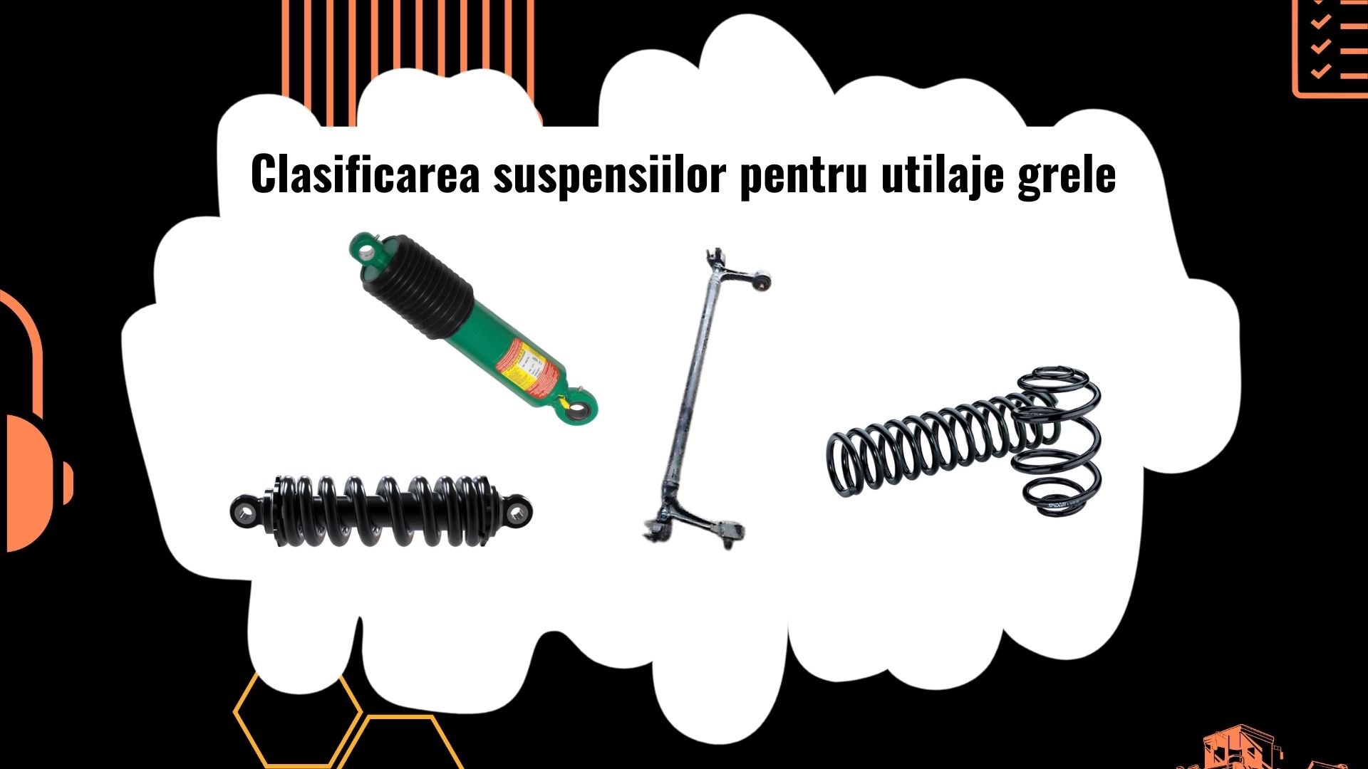 Tipuri de suspensii pentru utilaje grele