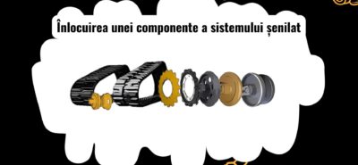 Repararea unui sistem de propulsie pe șenile