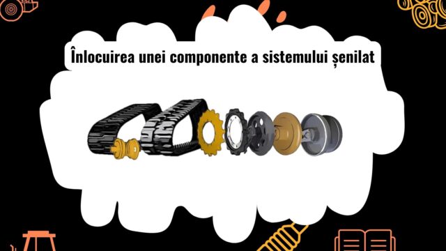 Repararea unui sistem de propulsie pe șenile