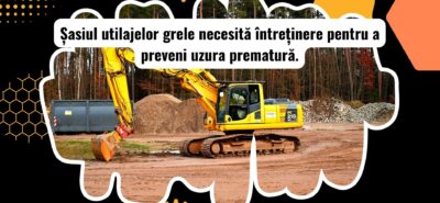 Componentele critice ale șasiului unui utilaj greu