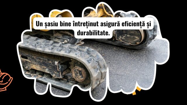 Întreținerea corectă a șasiului unui utilaj greu