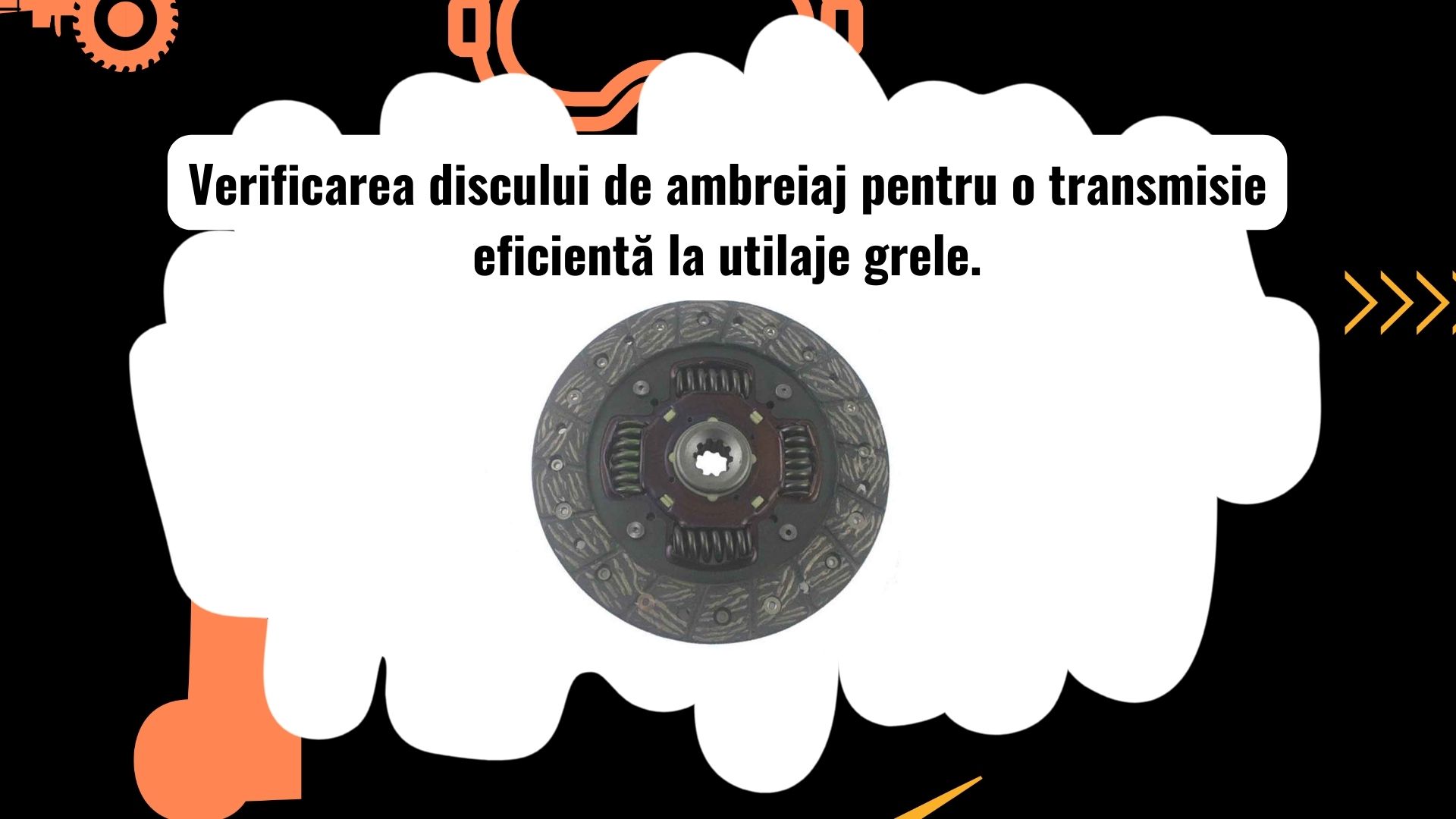 Mecanicul inspectează un disc de ambreiaj uzat