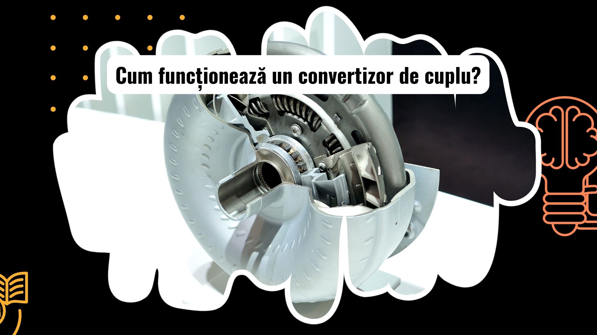 Diagrama unui convertizor de cuplu pentru utilaje grele